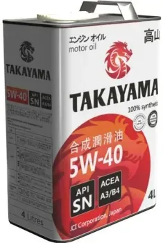 Takayama 5W-40 API SN/CF 4л