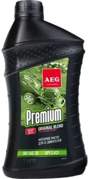 AEG Lubricants Premium HD SAE 30 API SJ/CF 1л