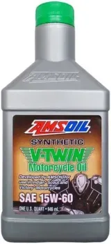 Amsoil Synthetic V-Twin Motorcycle Oil 15W-60 0.946л