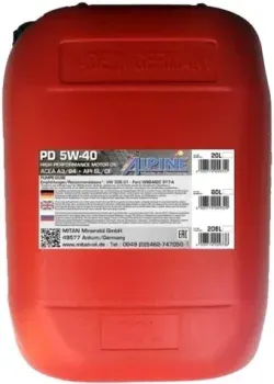 Alpine PD Pumpe-Duse 5W-40 20л