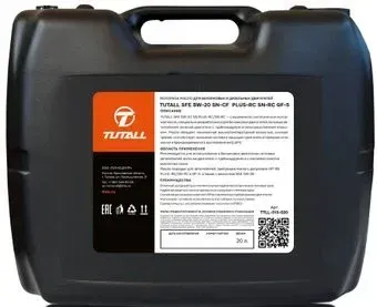 Tutall SFE 5W-20 SN/CF PLUS-RC/SN-RC GF-5 20л