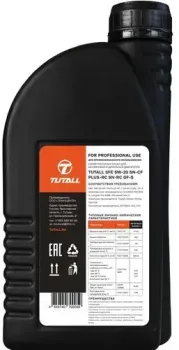 Tutall SFE 5W-20 SN/CF PLUS-RC/SN-RC GF-5 1л