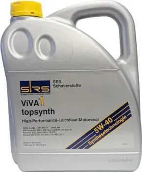 SRS Viva 1 topsynth 5W-40 5л 