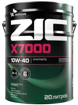 ZIC X7000 CK-4 10W-40 20л