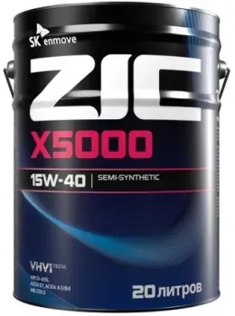 ZIC X5000 15W-40 20л