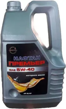 Нафтан Премьер 5W-40 SL/CF 5л 4.21кг