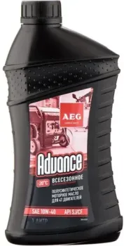 AEG Lubricants Advance SAE 10W-40 API SJ/CF 1л