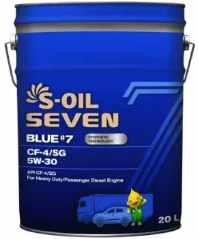 S-OIL Seven Blue #7 CF-4/SG 5W-30 20л