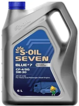S-OIL Seven Blue #7 CF-4/SG 5W-30 6л
