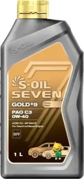S-OIL Seven Gold #9 PAO C3 0W-40 1л