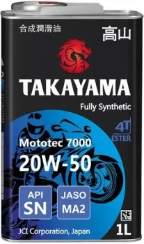 Takayama Mototec 7000 4T 20W-50 1л