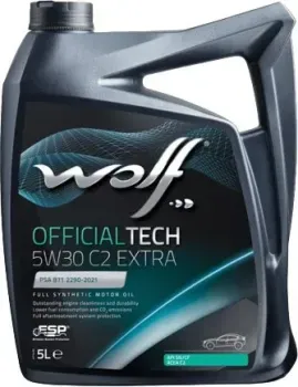 Wolf OfficialTech 5W-30 C2 Extra 5л