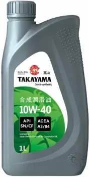 Takayama 10W-40 API SN/CF 1л