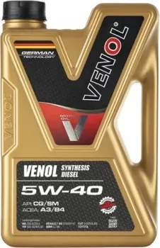 Venol Synthesis Diesel CG SM 5W-40 1л
