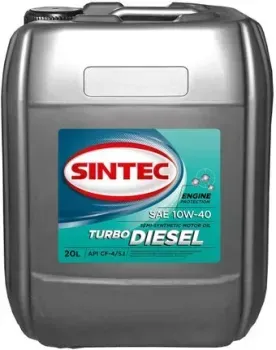 Sintec Turbo Diesel SAE 10W-40 API CF-4/CF/SJ 20л