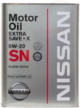 Nissan Extra Save X SN 0W-20 (KLAN8-00204) 4л