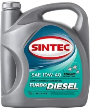 Sintec Turbo Diesel SAE 10W-40 API CF-4/CF/SJ 5л