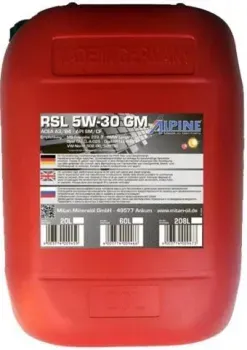 Alpine RSL 5W-30 GM 20л