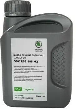 Skoda LongLife III 0W-30 1л GSKR52195M2