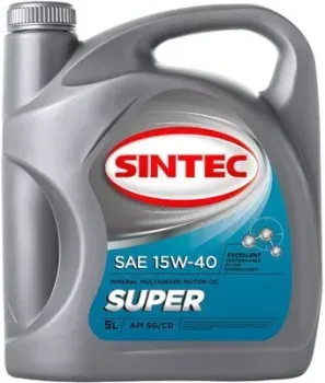 Sintec Super SAE 15W-40 API SG/CD 5л