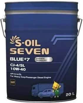 S-OIL SEVEN BLUE #7 CJ-4/SL 10W-40 20л