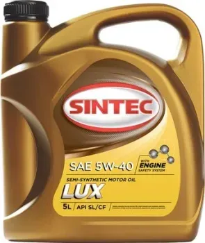 Sintec Lux 5W-40 API SL/CF 5л