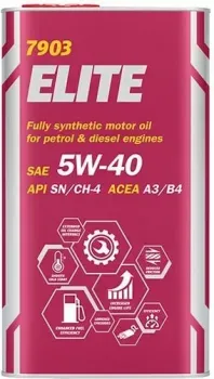 Mannol ELITE 5W-40 4л (металл)