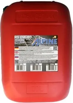 Alpine RS 0W-40 20л