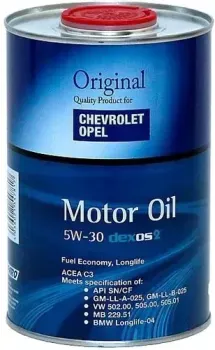 Fanfaro GM Chevrolet Dexos2 5W-30 1л