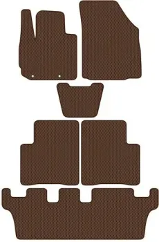 Alicosta Mitsubishi Xpander I (минивэн / NC1W) +3 ряд 2017 - 2022 (коричневый, сота)