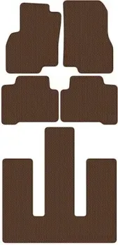 Alicosta Mitsubishi Grandis I (минивэн / NA4W) +3 ряд 2004 - 2009 (коричневый, сота)