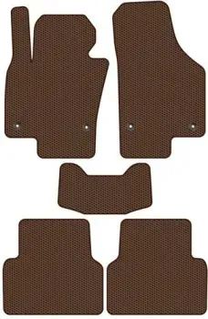 Alicosta Volkswagen Tiguan I (suv / NF) 2006 - 2017 (коричневый, сота)