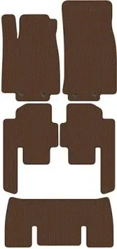 Alicosta Mercedes-Benz R-Class I (минивэн / W251, W251,V251) +3 ряд 2005 - 2013 (коричневый, сота)