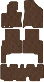 Alicosta Kia Sorento II (suv 7 мест / XM) +3 ряд 2009 - 2012 (коричневый, сота)