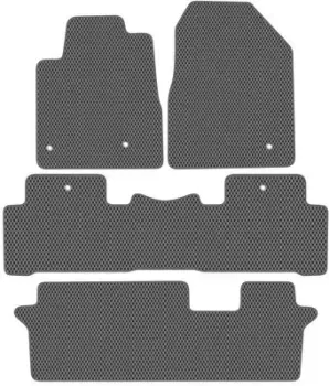 Alicosta Honda Pilot (suv / YF4) +3 ряд 2008 - 2015 (серый, ромб)