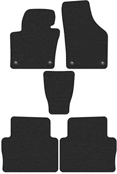 Alicosta SEAT Alhambra (минивэн / 7N) 2010 - 2015 (черный, ромб)