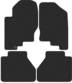 Alicosta Nissan Navara c бардачком II (пикап / D40) 2004 - 2010 (черный, ромб)
