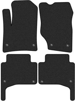 Alicosta Volkswagen Touareg I (suv / GP) 2002 - 2010 (черный, ромб)