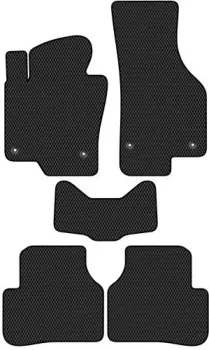 Alicosta Volkswagen Passat VI, VII (седан / B7, B6) 2005 - 2015 (черный, ромб)