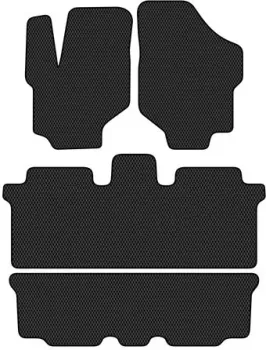 Alicosta Hyundai Trajet (минивэн / АКПП) +3 ряд 2004 - 2008 (черный, ромб)