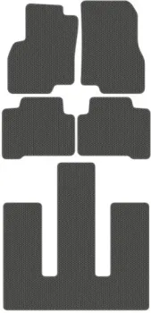 Alicosta Mitsubishi Grandis I (минивэн / NA4W) +3 ряд 2004 - 2009 (серый)