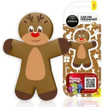 Aroma Car Ароматизатор пластиковый Manny Reindeer