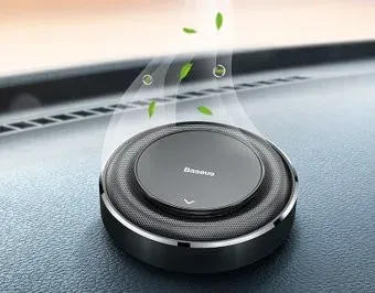 <?= Baseus Metal Fabric Aroma Holder Black ?>