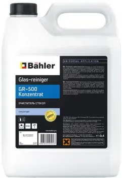 Bahler Очиститель стекол Glas-reiniger GR-500 Conzentrat 5л
