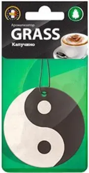 <?= Grass Картонный ароматизатор Инь ян, капучино ST-0397 ?>