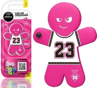 Aroma Car Ароматизатор пластиковый Manny Bubble Gum 92994