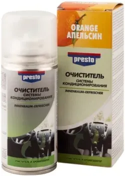 <?= Presto Очиститель системы кондиционирования апельсин 150мл 217876 ?>