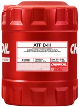 <?= Chempioil ATF D-III 20л ?>