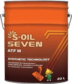 <?= S-OIL SEVEN ATF III 20л ?>