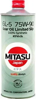 Mitasu MJ-411 GEAR OIL GL-5 75W-90 LSD 100% Synthetic 1л